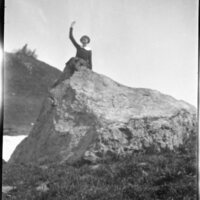 Woman on Rock