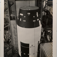 Saturn IB S-IVB Stage During Assembly, Print